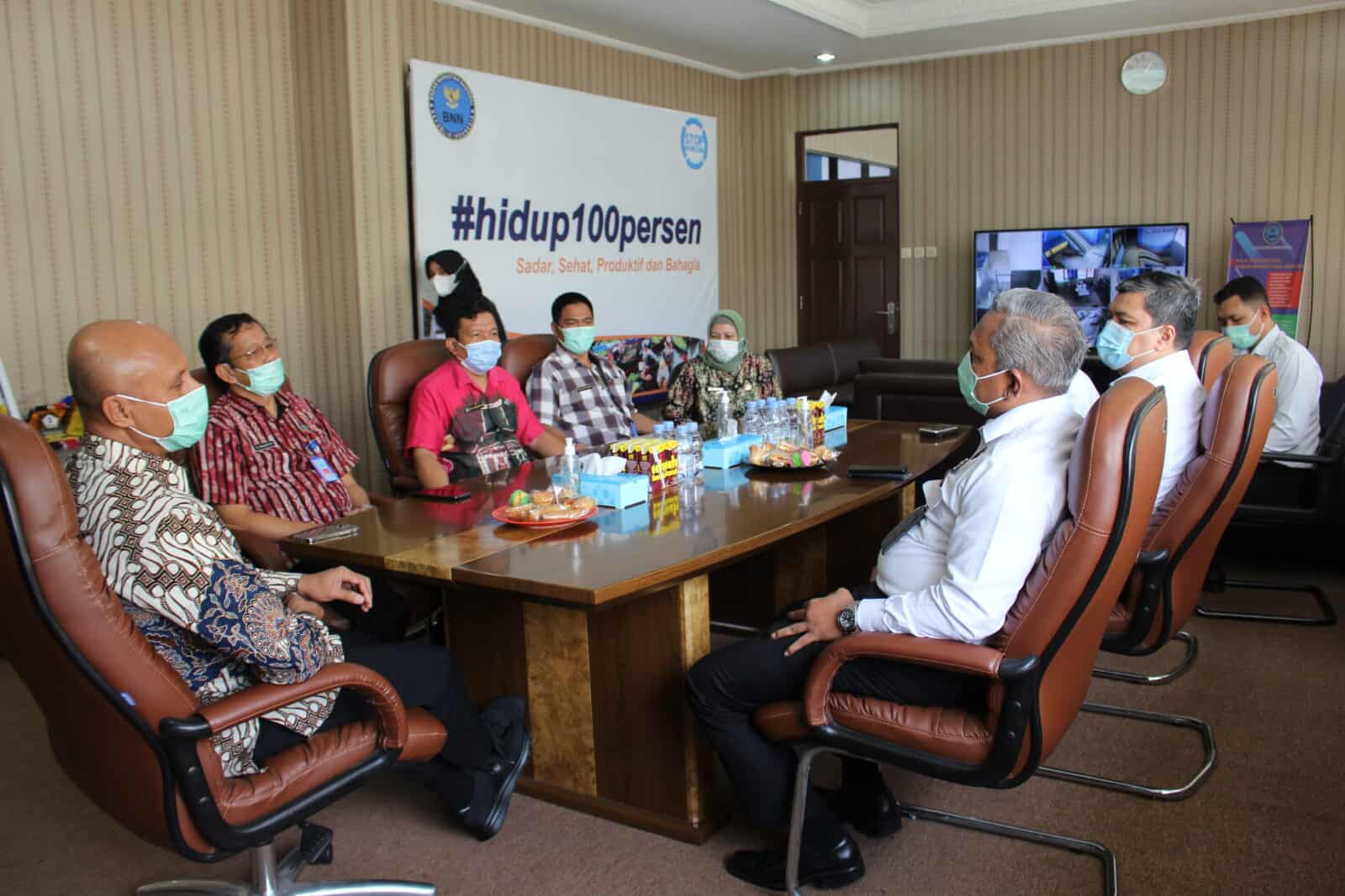 Kunjungan Kerja Kakanwil Kemenkumham Kalsel di BNNP Kalsel Kunjungan Kerja Kakanwil Kemenkumham Kalsel di BNNP Kalsel