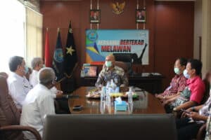 Kunjungan Kerja Kakanwil Kemenkumham Kalsel di BNNP Kalsel