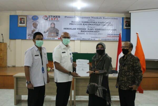 BNNP Kalsel Gandeng STIKES ISFI Banjarmasin untuk Bersama Jalankan Program P4GN