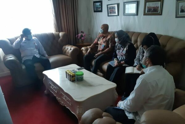 Kunjungan Kerja Kepala BNNP Kalsel ke Dinas Kesehatan Provinsi Kalimantan Selatan