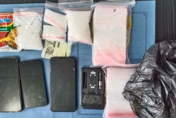 BNNP Kalsel Amankan 4 Paket Shabu Berat Bersih 200 Gram yang dikendalikan Seorang Napi Lapas Karang Intan
