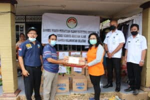 Dharma Wanita Persatuan BNN RI Peduli Korban Bencana Alam di Provinsi Kalimantan Selatan