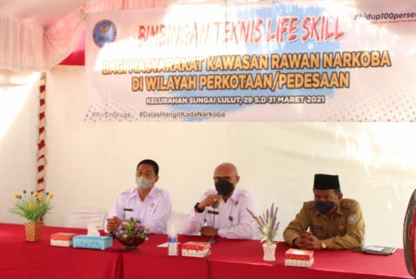 Kepala BNNP Kalsel Bimtek Life Skill bagi Masyarakat Kawasan Narkoba di Wilayah Perkotaan/Pedesaan di Kelurahan Sungai Lulut, Kabupaten Banjar.