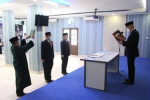 Kepala BNNP Kalsel Lantik Pejabat Eselon III di Lingkungan BNNP Kalsel
