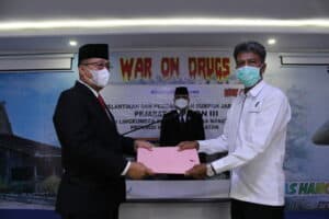 Kepala BNNP Kalsel Lantik Pejabat Eselon III di Lingkungan BNNP Kalsel