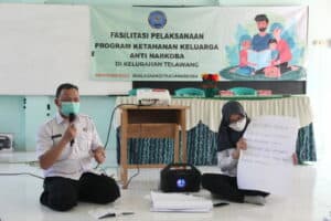 Pertemuan Keempat Fasilitasi Pelaksanaan Program Ketahanan Keluarga Anti Narkoba di Kelurahan Telawang