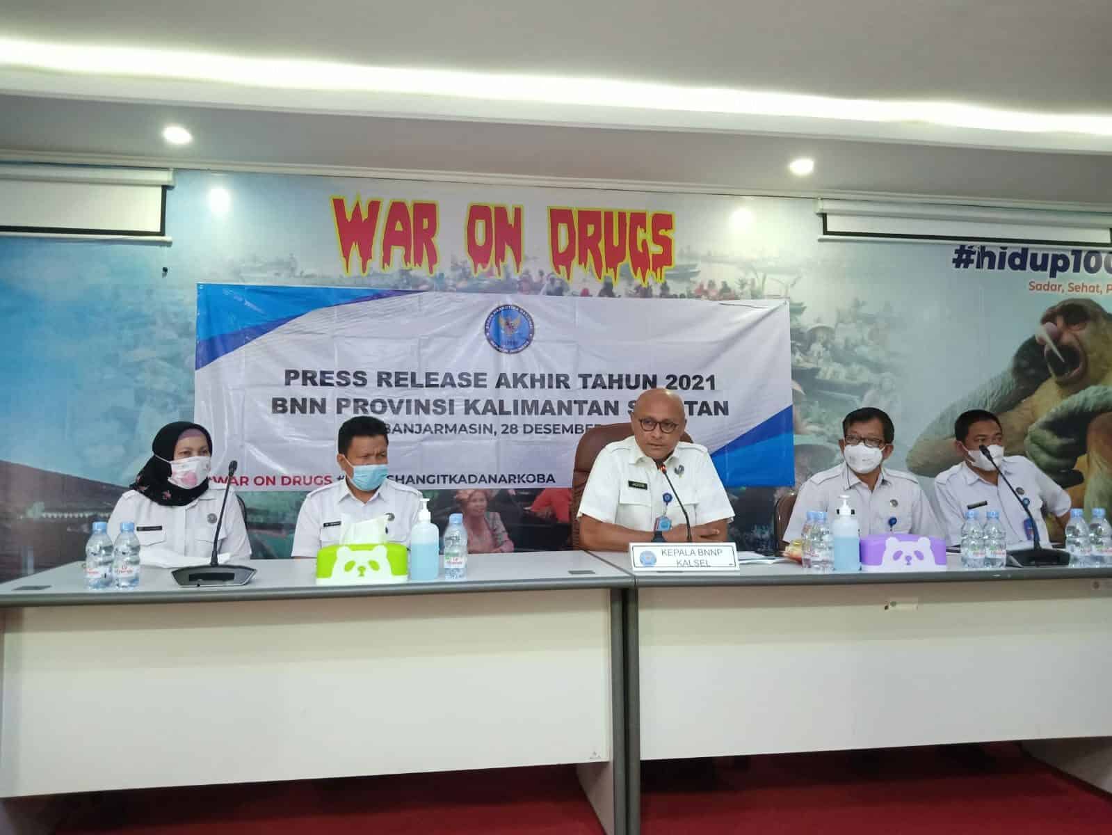 BNNP Kalsel Sita 24 Kg Lebih Shabu Selama Tahun 2021 BNNP Kalsel Sita 24 Kg Lebih Shabu Selama Tahun 2021