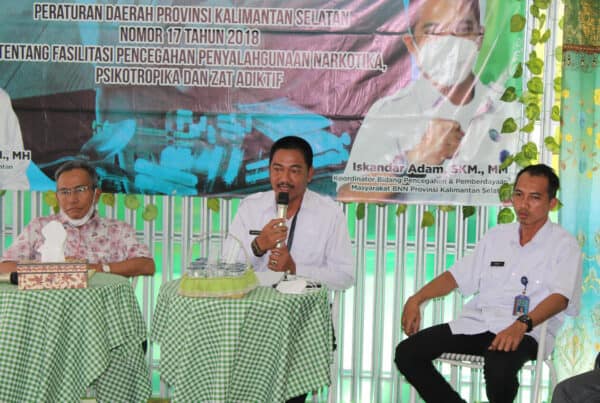Sosialisasi Peraturan Daerah Provinsi Kalimantan Selatan Nomor 17 Tahun 2018 Tentang Fasilitasi Pencegahan Penyalahgunaan Narkotika, Psikotropika dan Zat Adiktif oleh Anggota DPRD Prov. Kalsel, H. Suripno Sumas, S.H., M.H.