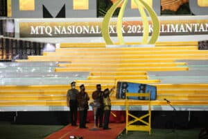 Kepala BNNP Kalsel Wakili Kepala BNN RI dalam rangka Menghadiri Pembukaan MTQ Nasional XXIX Tahun 2022 di Provinsi Kalimantan Selatan