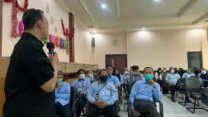 Pelaksanaan Tes Urine di Lingkungan KPKNL Banjarmasin