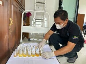 Pelaksanaan Tes Urine di Lingkungan KPKNL Banjarmasin