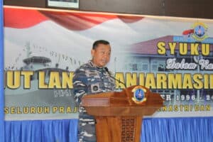 Kepala BNNP Kalsel Hadiri Acara Peringatan HUT Ke-26 Lanal Banjarmasin.
