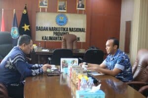 Kepala BNNP Kalsel Menerima Kunjungan Kerja Danlanud Syamsudin Noor