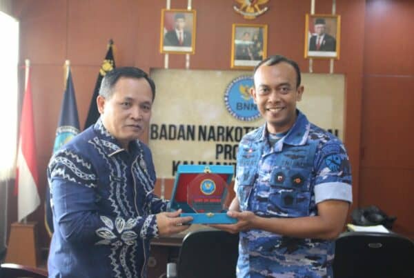 Kepala BNNP Kalsel Menerima Kunjungan Kerja Danlanud Syamsudin Noor