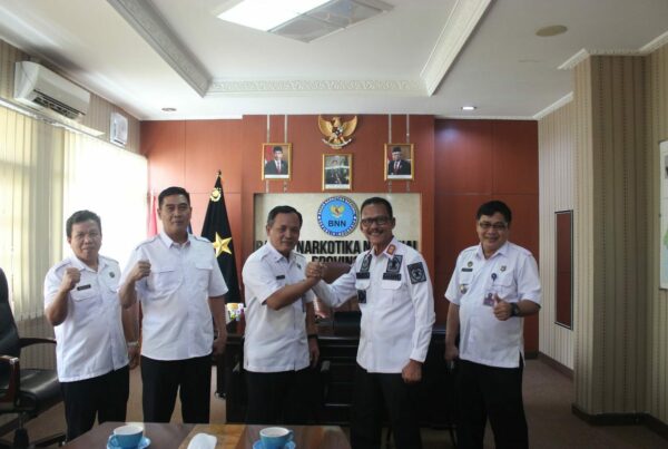 Kepala BNNP Kalsel Menerima Kunjungan Silaturahmi Kakanwil Kemenkumham Kalsel