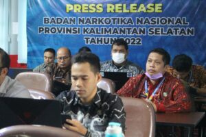 BNNP Kalsel melaksankan kegiatan Evaluasi dan Sinkronisasi Pelaporan Kinerja BNNK/Kota Jajaran BNNP Kalsel.