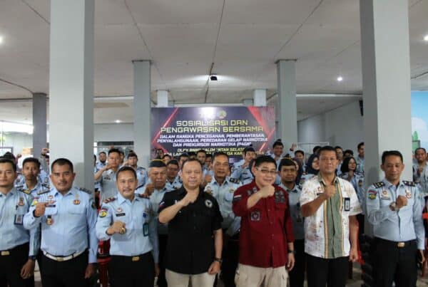 BNNP Kalsel Sosialisasikan P4GN di Lapas Narkotika Karang Intan.