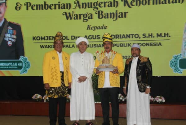 Malam Ramah Tamah dan Pemberian Anugerah Kehormatan Warga Banjar kepada Wakapolri