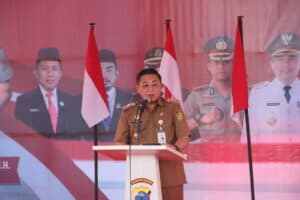 BNNP Kalsel Hadiri Acara Nikah Massal dan Bakti Sosial Polresta Banjarmasin.